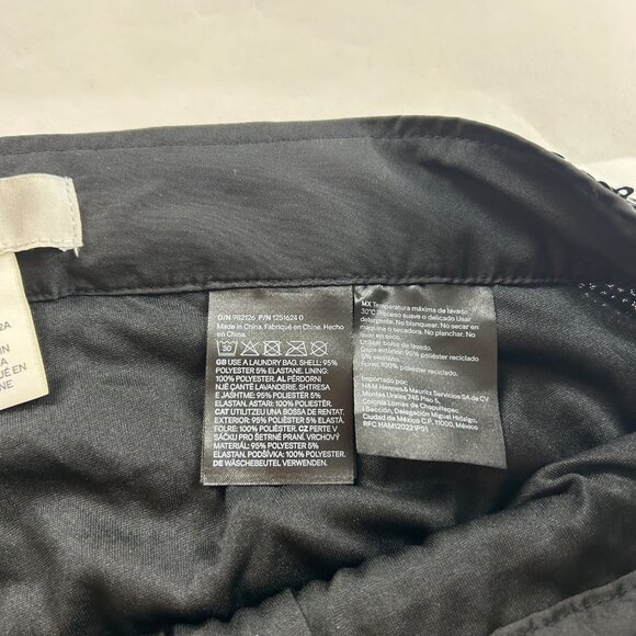 H&M Black Sequin Wide Leg Trouser 6 - Picture 4 of 6